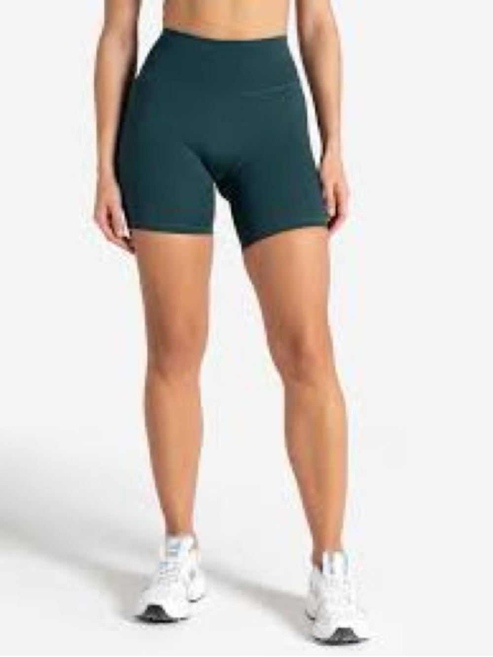 Allure High-Waist Bike Shorts in Deep Teal 982
